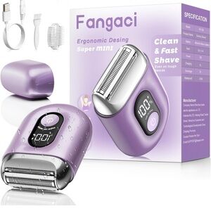 Purple Mini Electric Shaver